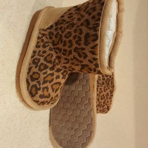 Cheetah boots toddler size 5